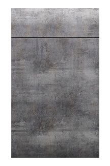 Rustic Grey flat panel cabinet door