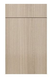 Walnut Light flat panel cabinet door