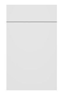 White Matte flat panel cabinet door