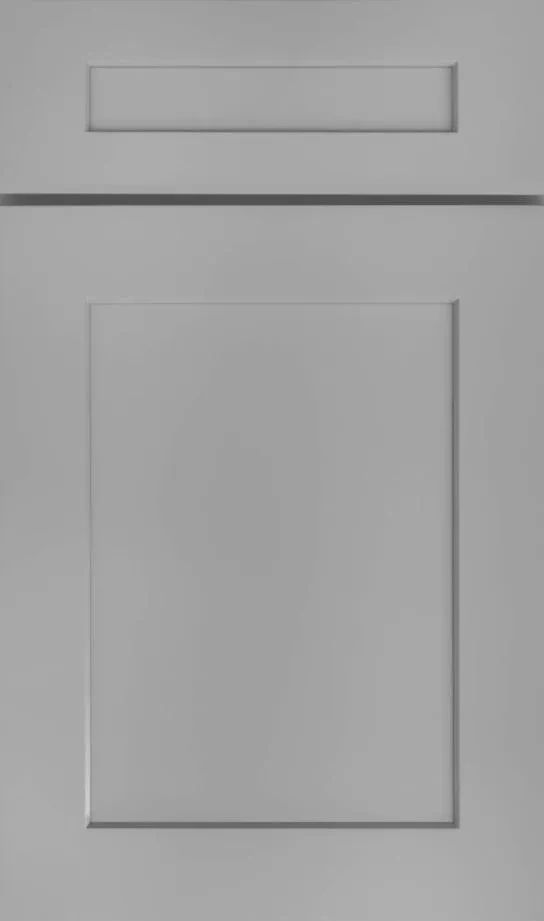 Castle Grey raised panel cabinet door